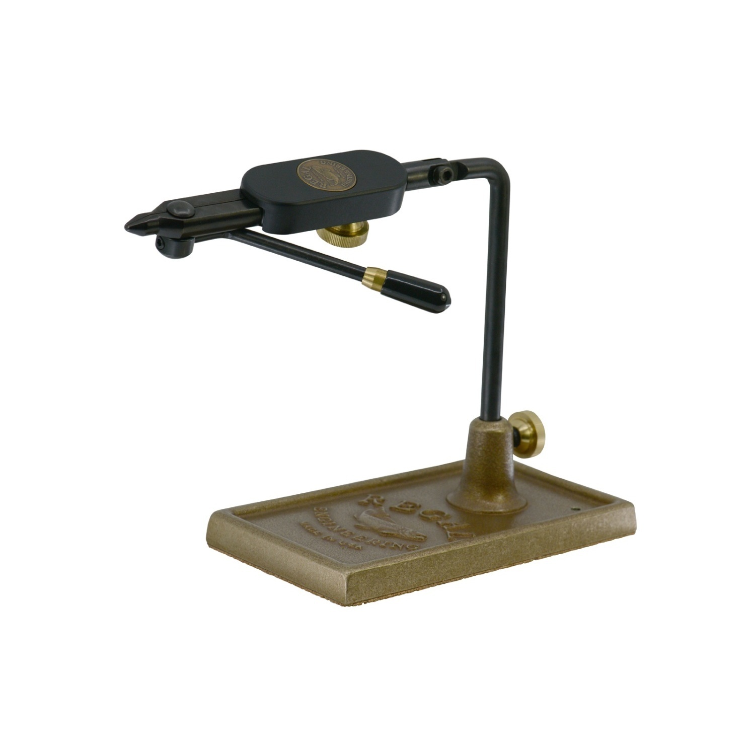 Regal Medallion Series Vise - Midge Jaws/Bronze Traditional Base i gruppen Kroker Og Terminal Takkel / Flue Binding / Fluebindestikke hos Sportfiskeprylar.se (REG-RPBM-8T)