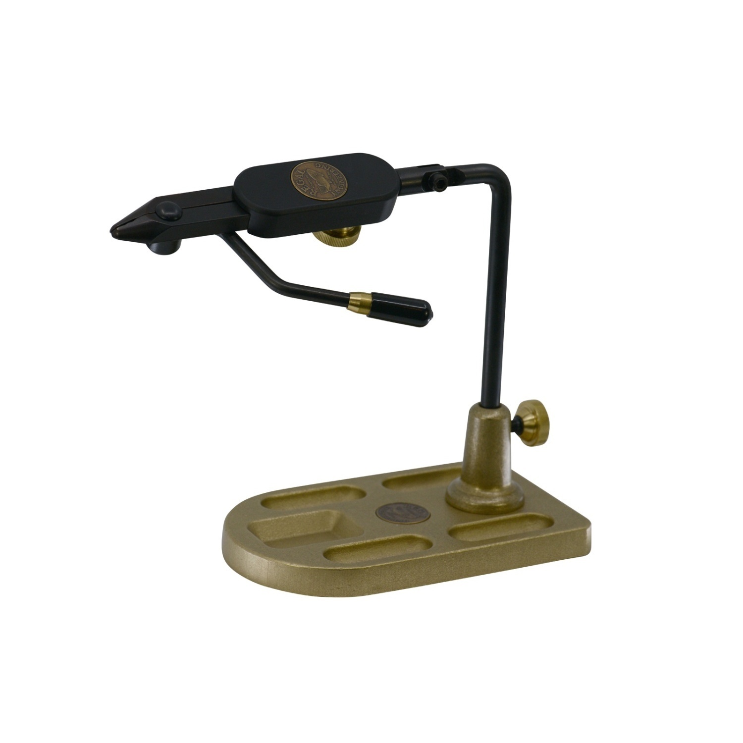 Regal Medallion Series Vise - Monster Jaws/Bronze Pocket Base i gruppen Kroker Og Terminal Takkel / Flue Binding / Fluebindestikke hos Sportfiskeprylar.se (REG-RPBMX-80P)