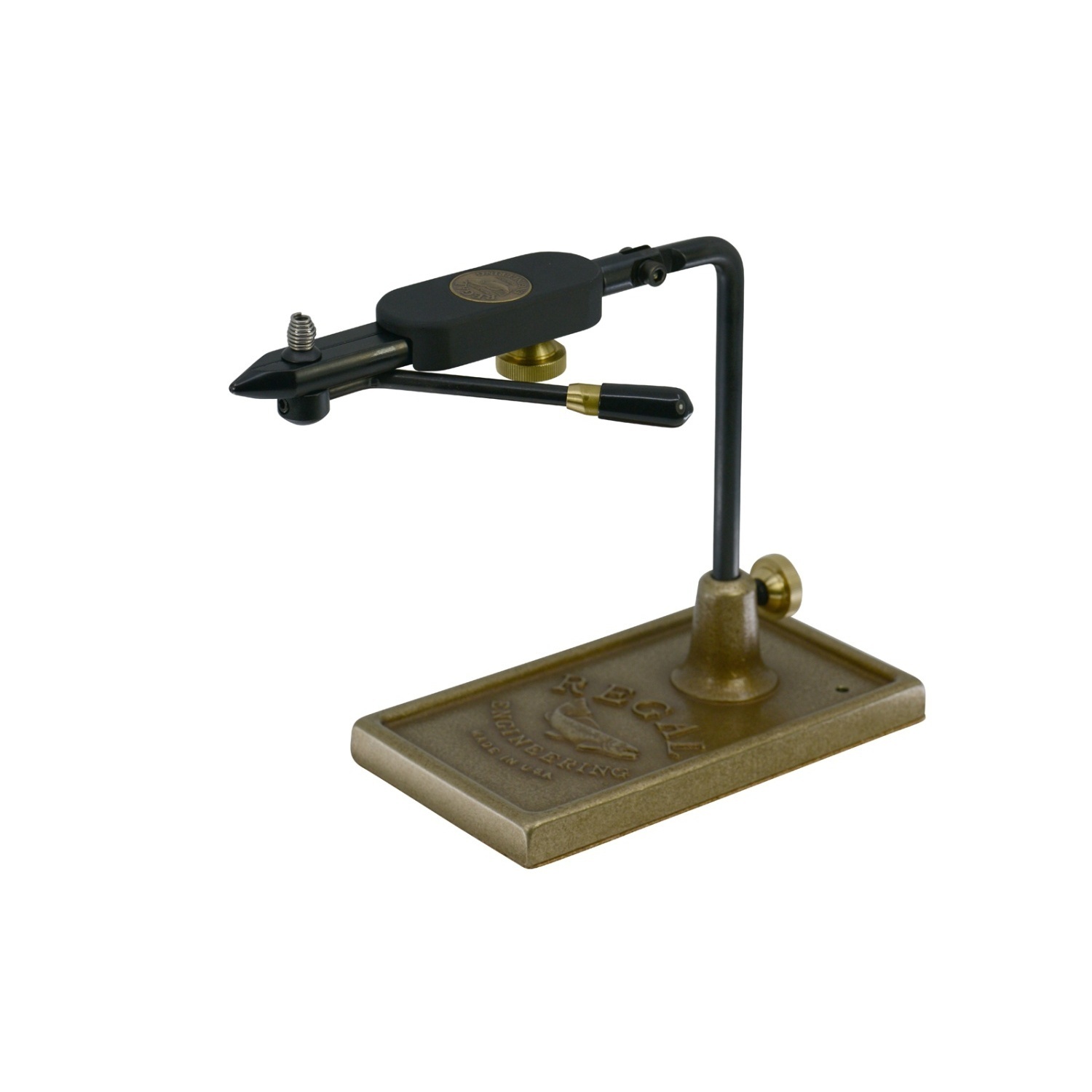 Regal Medallion Series Vise - Regular Jaws/Bronze Traditional Base i gruppen Kroker Og Terminal Takkel / Flue Binding / Fluebindestikke hos Sportfiskeprylar.se (REG-RPBR-10T)