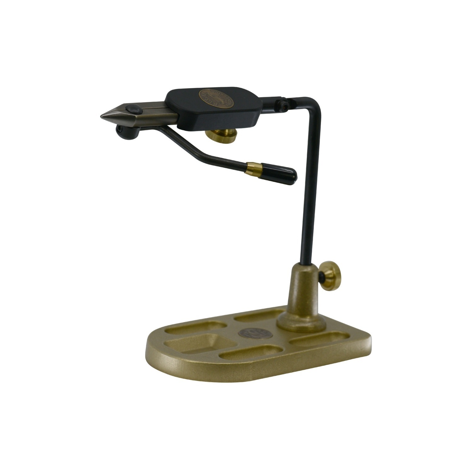 Regal Medallion Series Vise - Stainless Steel Jaws/Bronze Pocket Base i gruppen Kroker Og Terminal Takkel / Flue Binding / Fluebindestikke hos Sportfiskeprylar.se (REG-STNSBMM-40P)