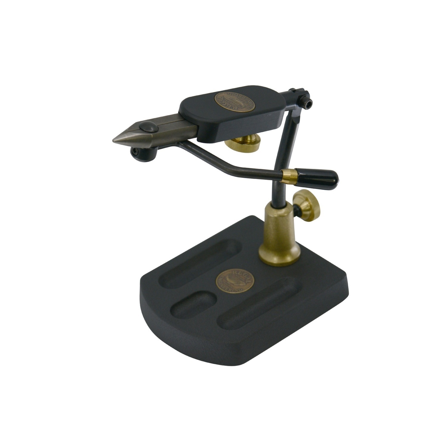 Regal Travel Vise - Stainless Steel Jaws/Aluminum Pocket Base i gruppen Kroker Og Terminal Takkel / Flue Binding / Fluebindestikke hos Sportfiskeprylar.se (REG-TRA-5S)