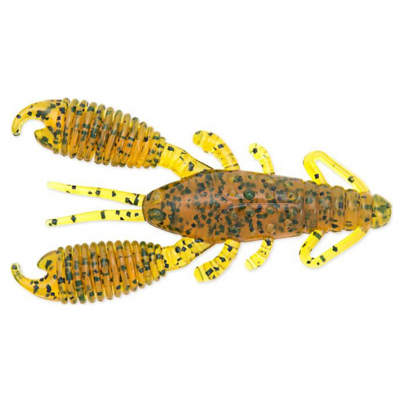 Reins Ring Craw 7,6cm (8-pack) - Motoroil Pepper i gruppen Sluker / Softbaits / Kreps Og / Kreps hos Sportfiskeprylar.se (REI-3RC-429)