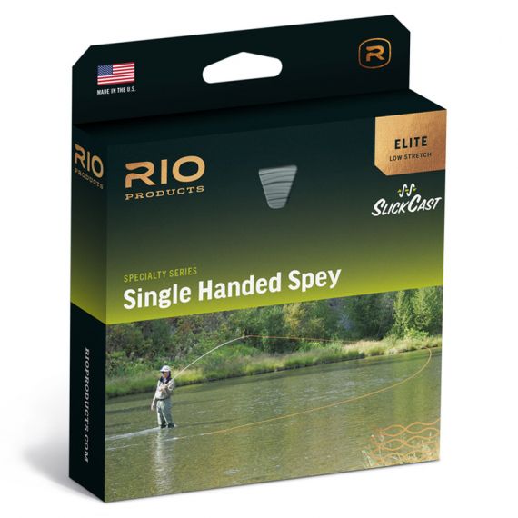 Rio Elite Single Handed Spey, Float Peach/Camo i gruppen Snører / Skyteliner / Enhåndssnøre hos Sportfiskeprylar.se (RP19536r)