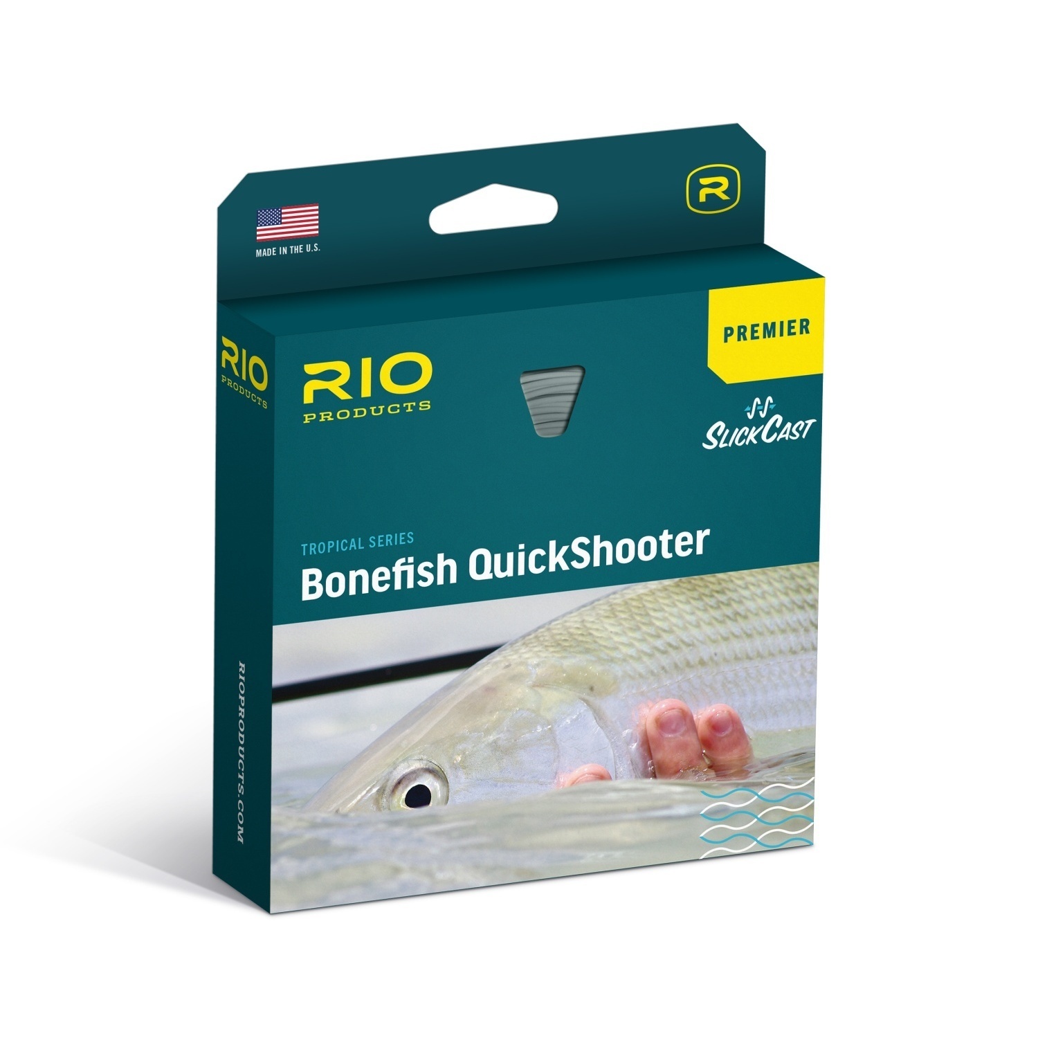Rio Premier Bonefish QuickShooter WF Float Fly Line - # 5 i gruppen Snører / Skyteliner / Enhåndssnøre hos Sportfiskeprylar.se (RP19635)