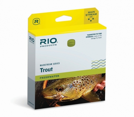 RIO Mainstream Sinktip Brown/Lemon Green i gruppen Snører / Skyteliner / Enhåndssnøre hos Sportfiskeprylar.se (RP20831r)