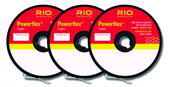 RIO Powerflex Tippet 3-Pack i gruppen Kroker Og Terminal Takkel / Ledere Og Fortommsmaterialer / Fortommsmaterialer / Fortommsmateriale Fluefiske hos Sportfiskeprylar.se (RP22076r)