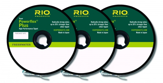 RIO PowerFlex Plus Tippet 3-pack i gruppen Kroker Og Terminal Takkel / Ledere Og Fortommsmaterialer / Fortommsmaterialer / Fortommsmateriale Fluefiske hos Sportfiskeprylar.se (RP22198r)