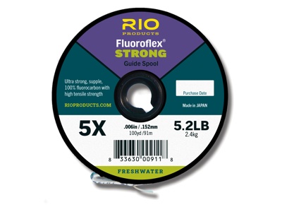 Rio Fluoroflex Strong Tippet 91m i gruppen Fiskemetoder / Fluefiske / Fluefortomm / Fortommsmateriale Fluefiske hos Sportfiskeprylar.se (RP22454r)