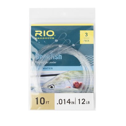 RIO Bonefish Leader 10ft 0,30mm/5 kg 3-pack i gruppen Kroker Og Terminal Takkel / Ledere Og Fortommsmaterialer hos Sportfiskeprylar.se (RP24258)