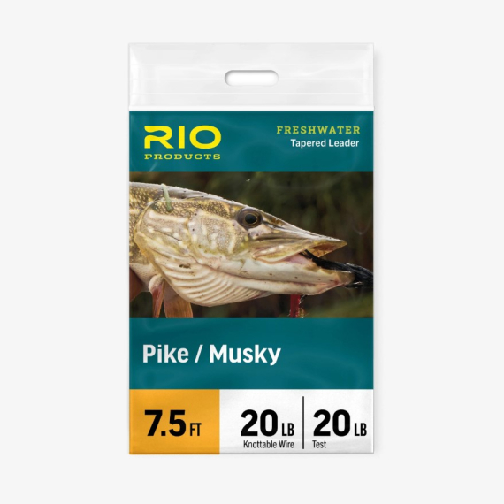 Rio Pike/Musky Leader 7,5ft i gruppen Fiskemetoder / Fluefiske / Fluefortomm / Ferdiglagde Fluefortommer / Tappert Fortomm hos Sportfiskeprylar.se (RP24666r)