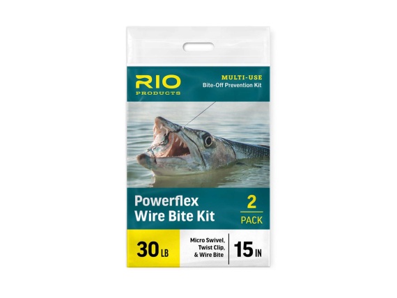 Rio Powerflex Wire Bites Leader Swivel And Twist Clip i gruppen Fiskemetoder / Fluefiske / Fluefortomm / Fortommsmateriale Fluefiske hos Sportfiskeprylar.se (RP26012r)