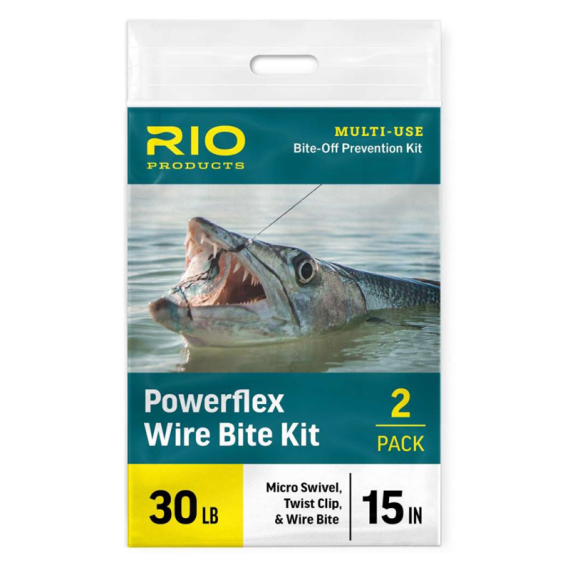 Rio Powerflex Wire Bites Leader Swivel And Twist Clip i gruppen Fiskemetoder / Fluefiske / Fluefortomm / Fortommsmateriale Fluefiske hos Sportfiskeprylar.se (RP26012r)