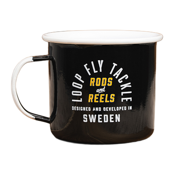 Loop Rods & Reels Mug - Black i gruppen Outdoor / Feltkjøkken Og Redskaper / Kopper Og Mugger hos Sportfiskeprylar.se (RRMB)