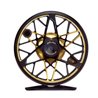Bauer RVR Black/Gold/Anodize Fly Reel i gruppen Sneller / Fluesneller Og Ekstra Spoler / Fluesneller hos Sportfiskeprylar.se (RVR-G-23r)
