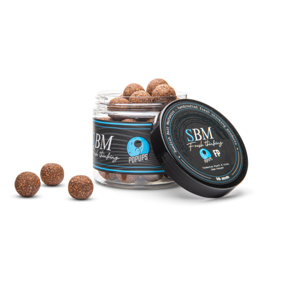 SBM Popups - Fermented Peach & Liver i gruppen Sluker / Boilies Og Grunnfõr / Popups & Wafters hos Sportfiskeprylar.se (SBM-FP-Pr)