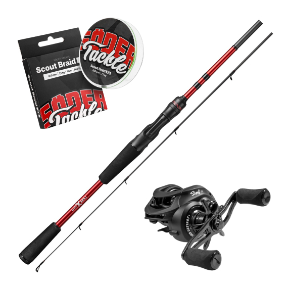 Lake X Perch Casting Combo 7\'2\'\' 5-25g i gruppen Kombinasjoner / Kaste Kombinasjoner / Kastesett Abbor hos Sportfiskeprylar.se (SCOUTBCLAKEXSET)