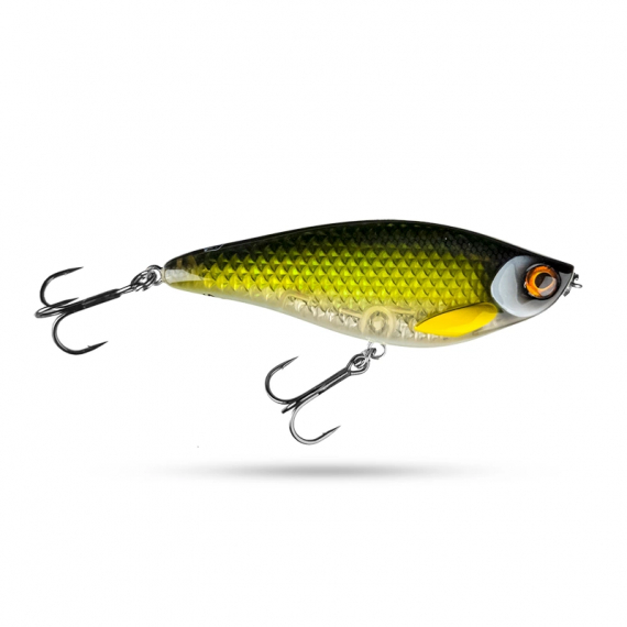 Scout Swimmer 140mm 105g Slow Sink - Grime Flash i gruppen Sluker / Swimbaits / Hard Swimbait hos Sportfiskeprylar.se (SCSWSS14-13)