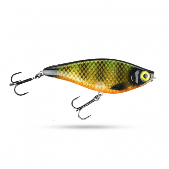 Scout Swimmer 140mm 105g Slow Sink - Black head Perch i gruppen Sluker / Swimbaits / Hard Swimbait hos Sportfiskeprylar.se (SCSWSS14-37)