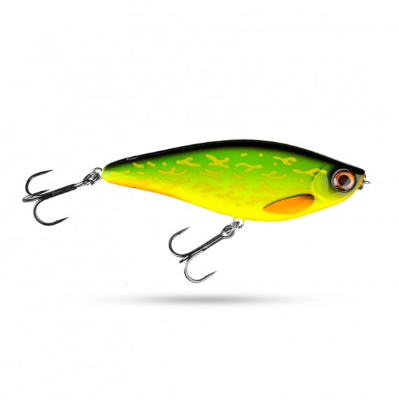Scout Swimmer 140mm 105g Slow Sink - Hot pike i gruppen Sluker / Swimbaits / Hard Swimbait hos Sportfiskeprylar.se (SCSWSS14-7)