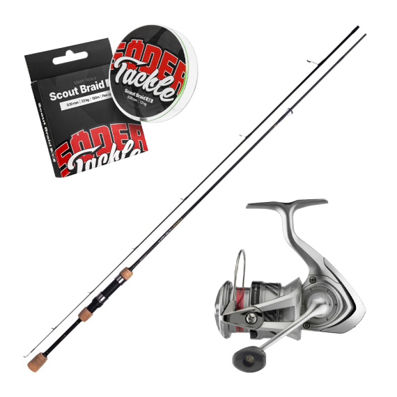 Mikado Sensual N.G. Ultra Light Spin 235cm 7\'8\'\' 2-14g Combo i gruppen Kombinasjoner / Spinnsett / Abbor Spinnsett hos Sportfiskeprylar.se (SENSUALLIGHTCROSSFIRE)