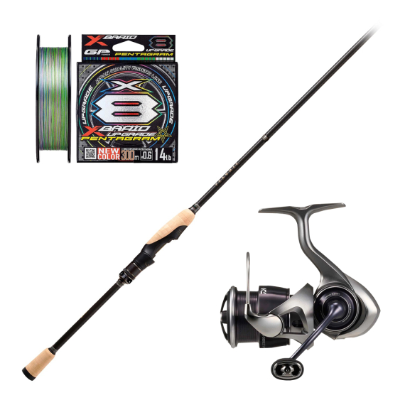 Megabass Levante - F3.1/2-70LVS 2P Shakyhead & Caldia Combo i gruppen Kombinasjoner / Spinnsett / Abbor Spinnsett hos Sportfiskeprylar.se (SHAKYHEADCOMBO)
