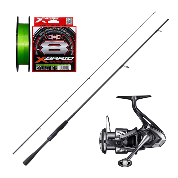 Shimano Zodias & Miravel Spinning Combo - 7\'0\'\'5-15g 2pc i gruppen Kombinasjoner / Spinnsett / Abbor Spinnsett hos Sportfiskeprylar.se (SHIMANOZODIASMIRAVELSET)