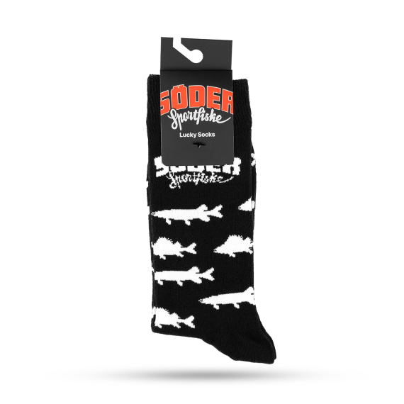 Söder Lucky Socks Salt and Pepper 41-46 1-pack i gruppen Klær Og Fottøy / Klær / Mellomlag Og Undertøy / Sokker hos Sportfiskeprylar.se (SLSSP4146)