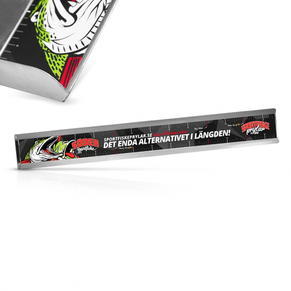 Söder Måttbräda Aluminium 135cm i gruppen Utstyr Og Tilbehør / Målebånd hos Sportfiskeprylar.se (SMBALU135)