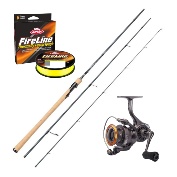 Abu Garcia Sölv AG2 Setrout Spinning Combo i gruppen Kombinasjoner / Spinnsett / Sjøørret Spinnsett hos Sportfiskeprylar.se (SOLVAG2SEATROUTSET)