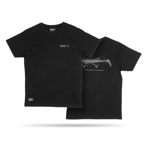 SQRTN x Söder Sportfiske Scout Shad Tee, Black i gruppen Klær Og Fottøy / Klær / T-Skjorte hos Sportfiskeprylar.se (SQSS-001-Sr)