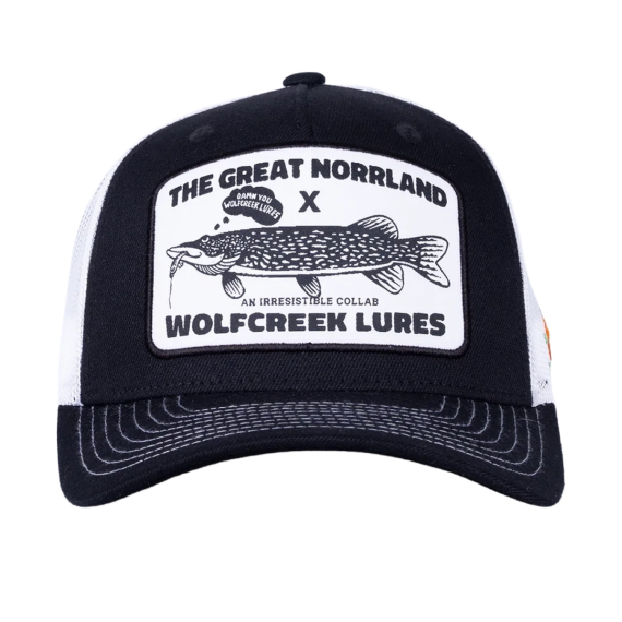 SQRTN X Wolfcreek Lures Trucker Cap i gruppen hos Sportfiskeprylar.se (SQWC-008-OSFA)