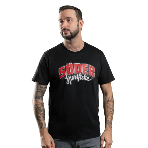 Söder Sportfiske T-shirt Black i gruppen Klær Og Fottøy / Klær / T-Skjorte hos Sportfiskeprylar.se (SS30007Sr)