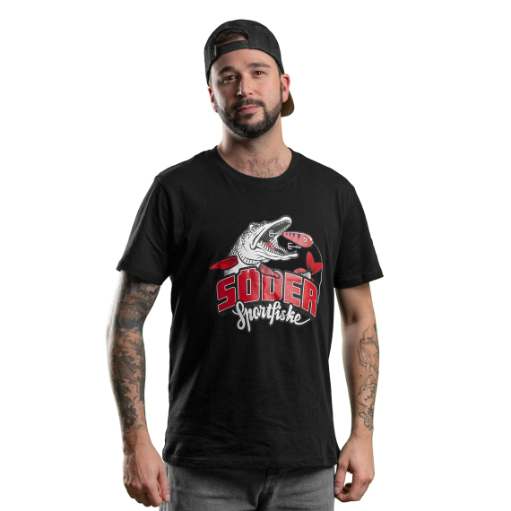 Söder Sportfiske T-Shirt Last Cast Black i gruppen Klær Og Fottøy / Klær / T-Skjorte hos Sportfiskeprylar.se (SS30008Sr)