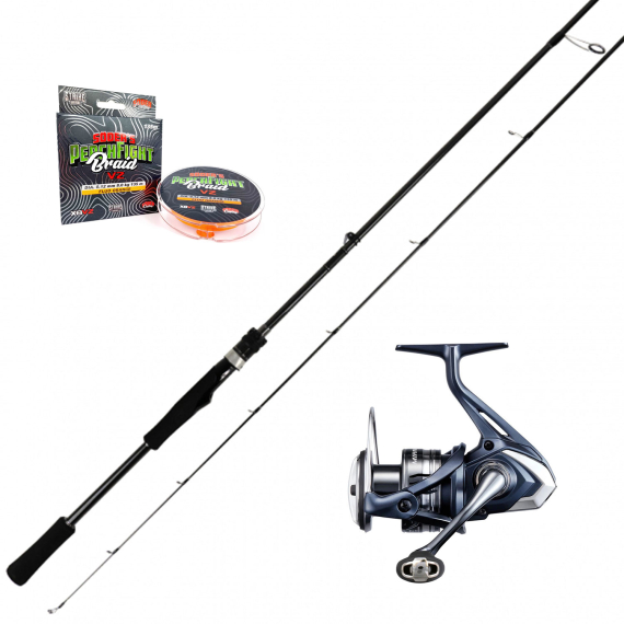 Shimano Miravel Lunker Stick Perch Combo i gruppen Outlet hos Sportfiskeprylar.se (SSPSET-24)