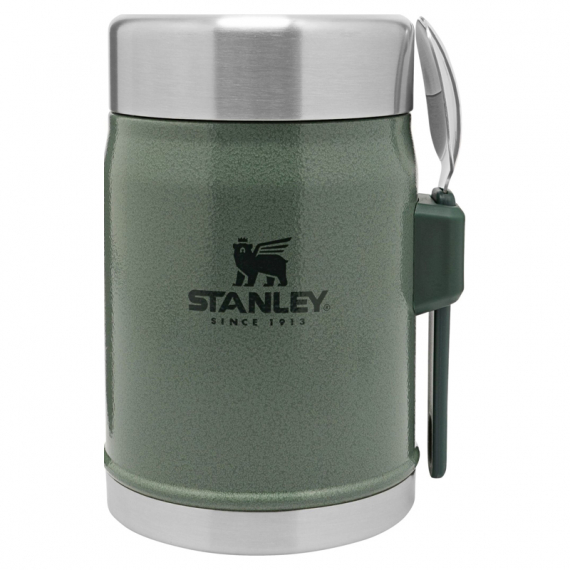 Stanley The Legendary Food Jar + Spork 400ml - Hammertone Green i gruppen Outdoor / Feltkjøkken Og Redskaper / Matbokser Og Termoser / Termos hos Sportfiskeprylar.se (ST1009382004)