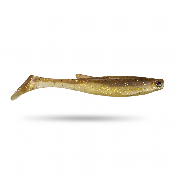 Scout Shad 9cm (5pcs) - Dirty Glitter i gruppen Sluker / Softbaits / Abbor Softbaits Og Gjørs Softbaits hos Sportfiskeprylar.se (STSS9UP-009)