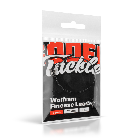 Söder Tackle Wolfram Finesse Leader 25 cm 6kg, 2pcs i gruppen Kroker Og Terminal Takkel / Ledere Og Fortommsmaterialer / Ferdiglagde Fortommer hos Sportfiskeprylar.se (STWL25-6)