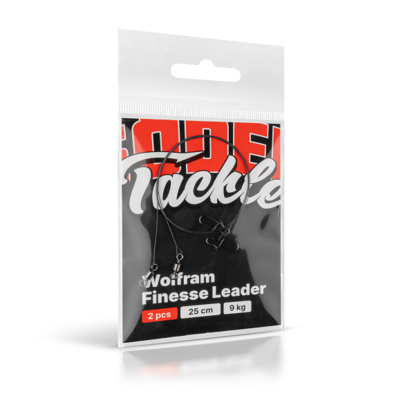 Söder Tackle Wolfram Finesse Leader 25 cm 9kg, 2pcs i gruppen Kroker Og Terminal Takkel / Ledere Og Fortommsmaterialer / Ferdiglagde Fortommer hos Sportfiskeprylar.se (STWL25-9)
