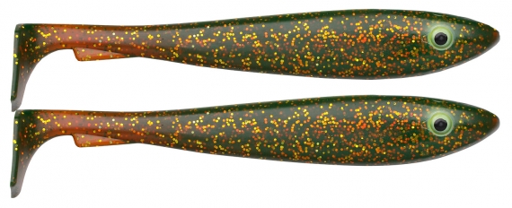 McRubberShad 23cm (2-Pack) - C12 Motoroil i gruppen Sluker / Softbaits / Gjedde Softbaits hos Sportfiskeprylar.se (SZ103312)