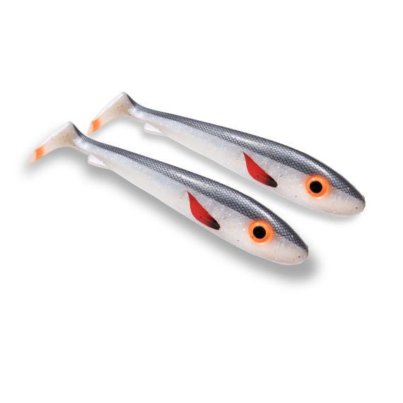 SvartZonker McRubber Jr 17cm UV Series (2-pack) - Herring i gruppen Sluker / Softbaits / Gjedde Softbaits hos Sportfiskeprylar.se (SZ110420)