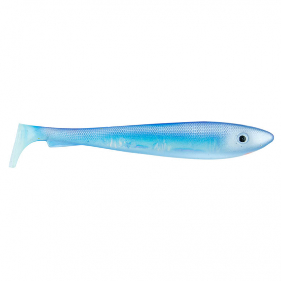 SvartZonker McRubber Flash Shad 23cm (2-pack) - Blue Silver i gruppen Sluker / Sluker til gjedde hos Sportfiskeprylar.se (SZ111103)