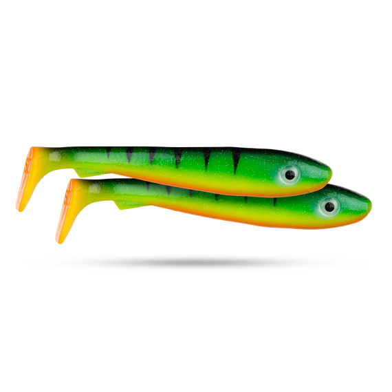 Svartzonker McRubber Glow Junior (2pcs) i gruppen Sluker / Softbaits / Gjedde Softbaits hos Sportfiskeprylar.se (SZ113300r)