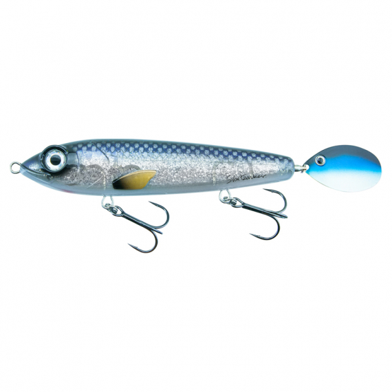 Svartzonker Spinning McTail 165mm, 100g - Steel Blue i gruppen Sluker / Tailbaits Og Hybrid Baits hos Sportfiskeprylar.se (SZ116004)