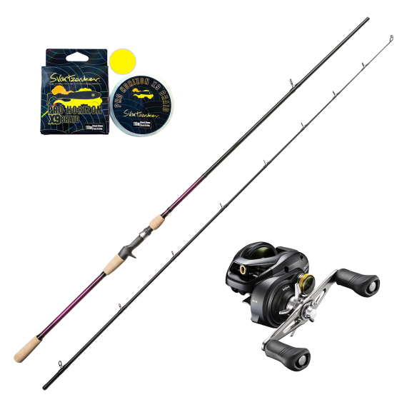 SvartZonker The Force Comfort 8\'6\'\' 30-140g Curado Casting Combo i gruppen Kombinasjoner / Kaste Kombinasjoner / Spinnfiskesett Gjedde hos Sportfiskeprylar.se (SZTHEFORCECURADOCOMBO)