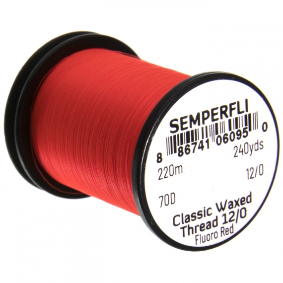 Semperfli Waxed Thread 12/0 - Black i gruppen Kroker Og Terminal Takkel / Flue Binding / Fluebindingsmateriale / Bindetråd hos Sportfiskeprylar.se (Sem-0300-2000r)
