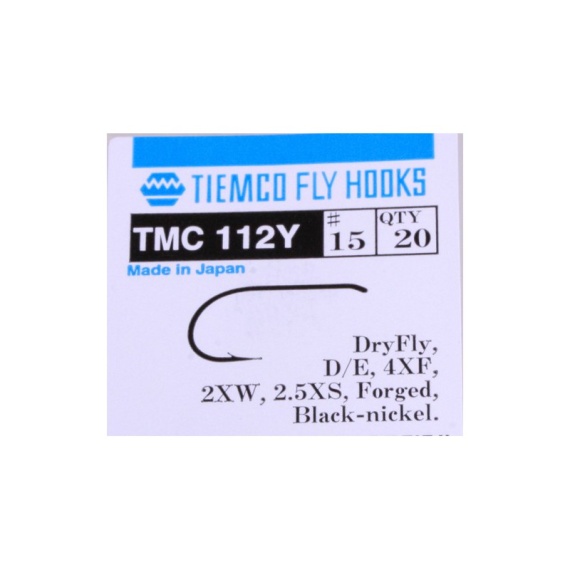 Tiemco 112Y Dry Fly Extra Wide 20-pack - # 17 i gruppen Kroker Og Terminal Takkel / Kroker / Fluebindings Kroker hos Sportfiskeprylar.se (T112Y-17)
