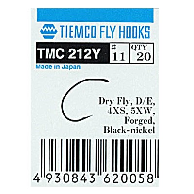 Tiemco 212Y Dry Fly i gruppen Kroker Og Terminal Takkel / Kroker / Fluebindings Kroker hos Sportfiskeprylar.se (T212Y-11r)