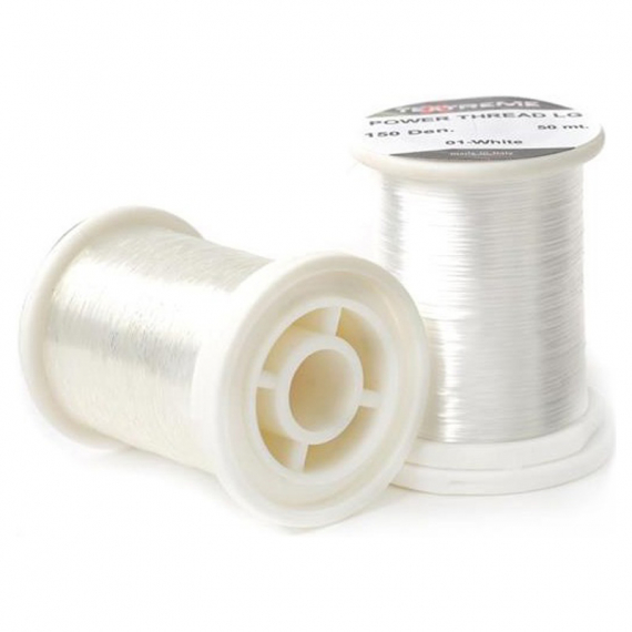 Textreme Power Thread Small 50 Den. - White (100meter) i gruppen Kroker Og Terminal Takkel / Flue Binding / Fluebindingsmateriale / Bindetråd hos Sportfiskeprylar.se (TE-SPTSM-01)