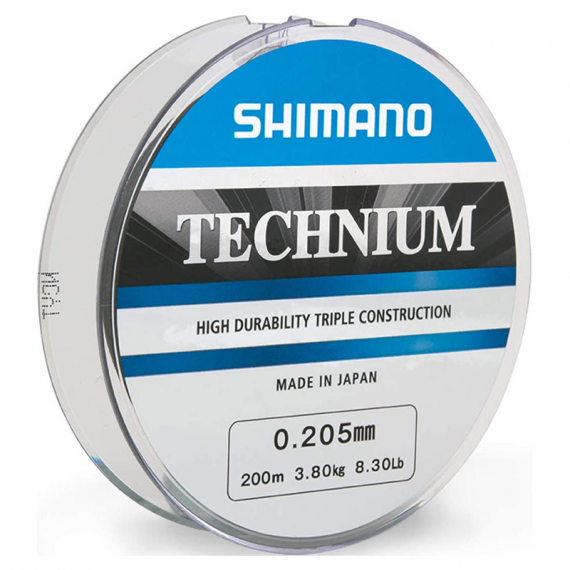 Shimano Technium 200m Grey i gruppen Snører / Monofilament Snøre hos Sportfiskeprylar.se (TEC20018r)