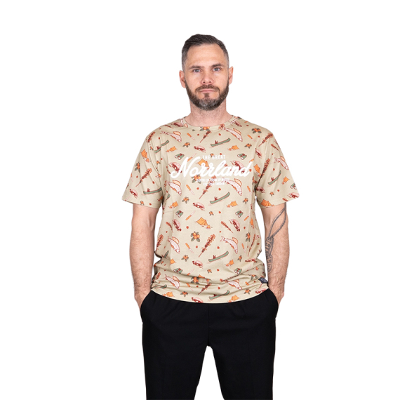 SQRTN Great Norrland T-shirt Mountain Khaki i gruppen Klær Og Fottøy / Klær / T-Skjorte hos Sportfiskeprylar.se (TEE-522-Sr)